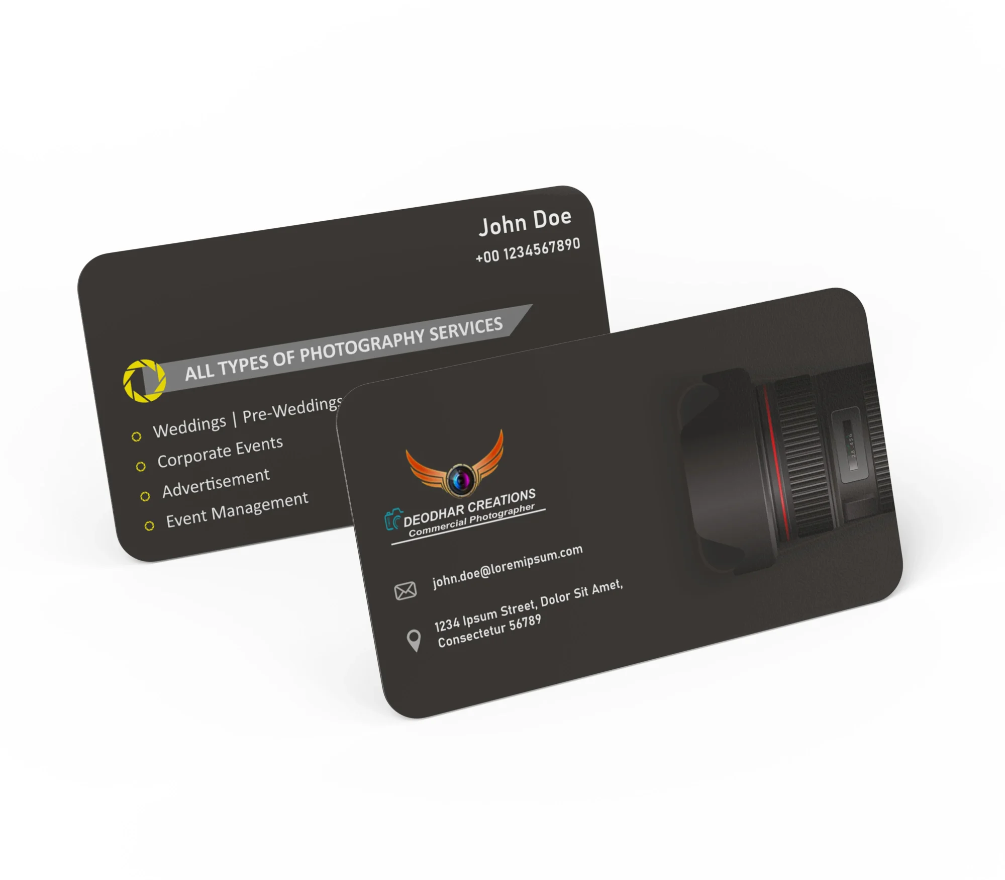UV Spot Round Card
