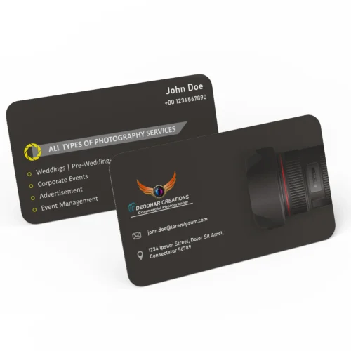 UV Spot Round Card